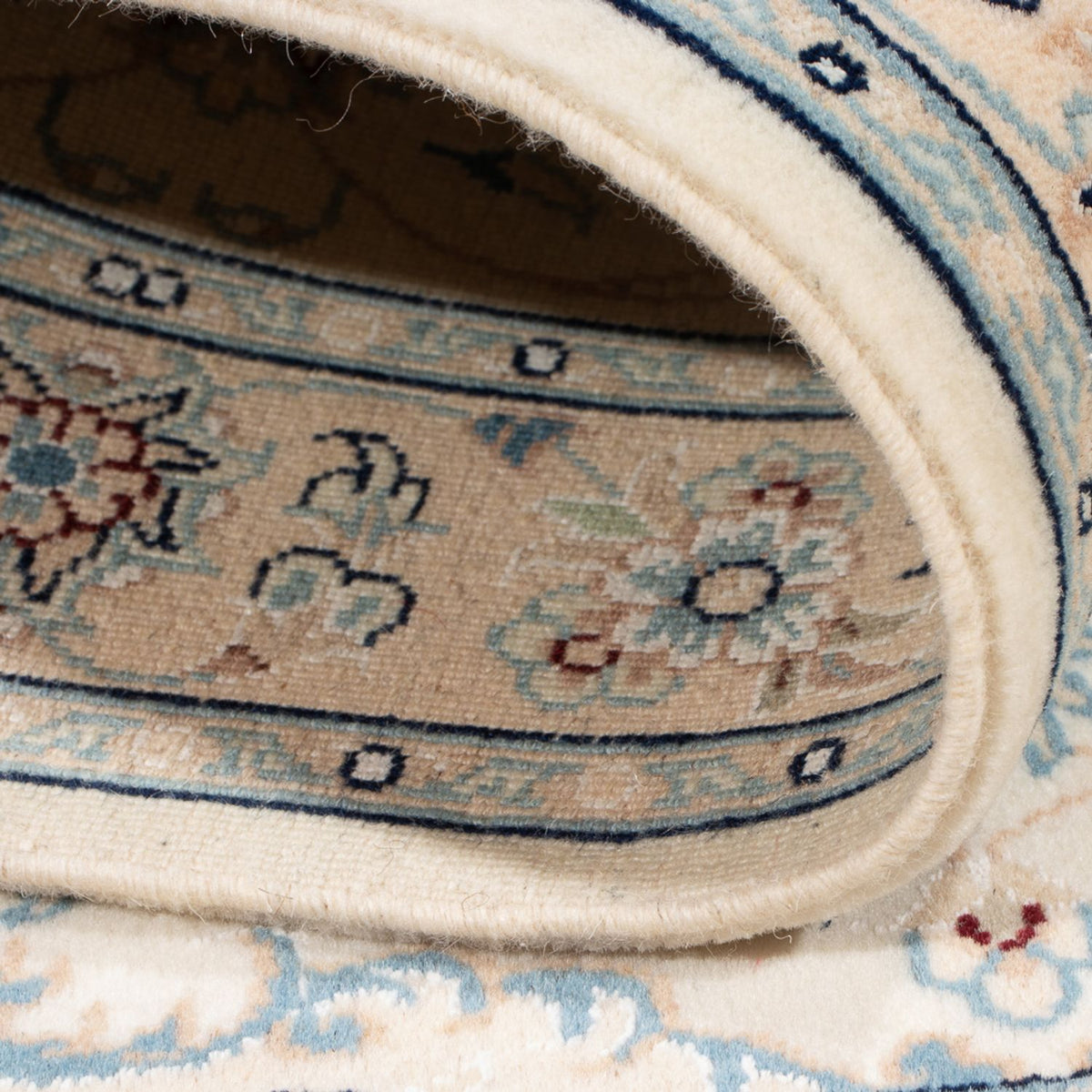 Tapis persan - Nain - Premium - 117 x 80 cm - crème