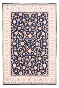 Tapis persan - Tabriz - Royal - 237 x 167 cm - bleu foncé