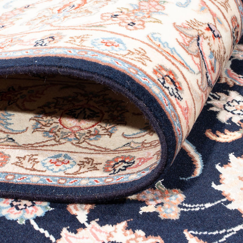 Tapis persan - Tabriz - Royal - 237 x 167 cm - bleu foncé