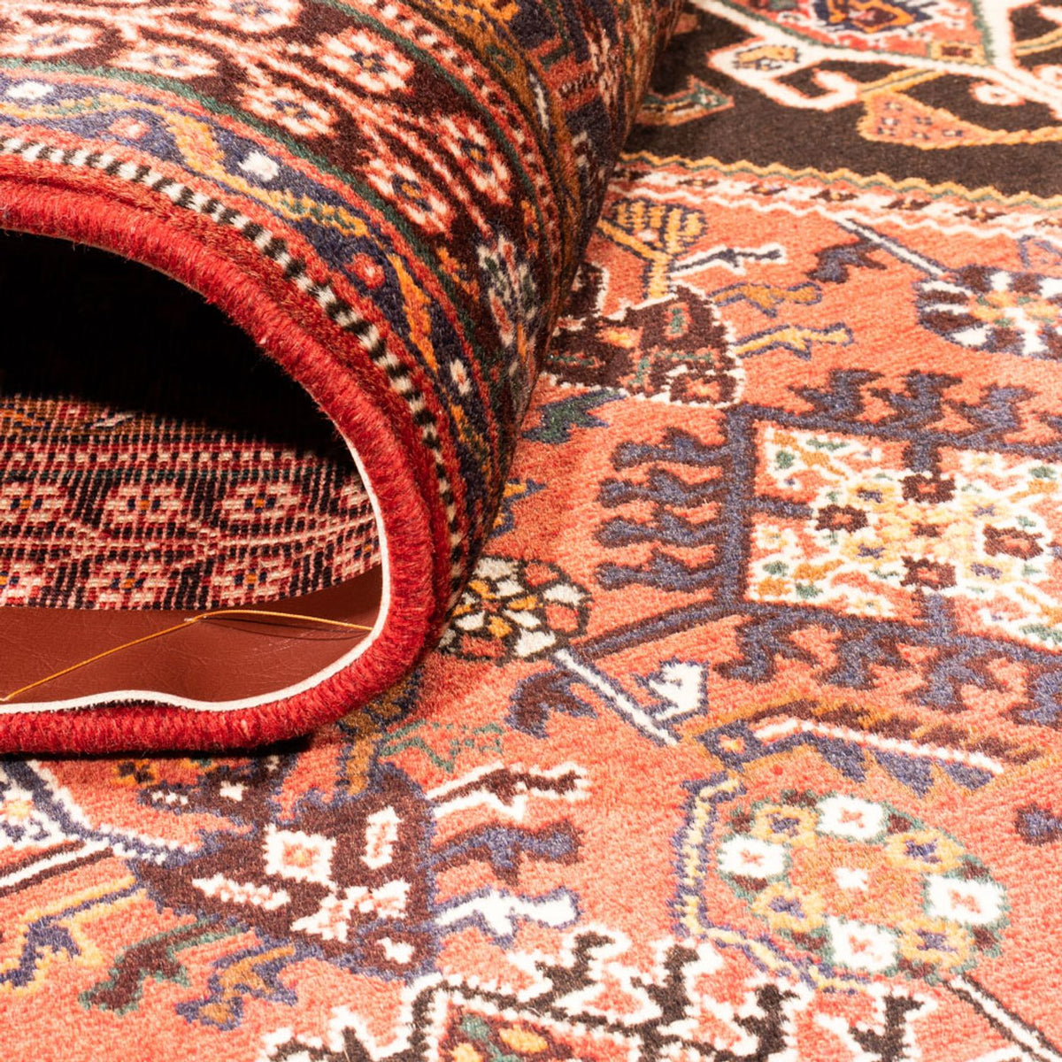 Tapis persan - Nomadic - 252 x 167 cm - rouge