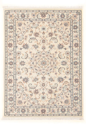 Tapis persan - Nain - Premium - 118 x 81 cm - crème