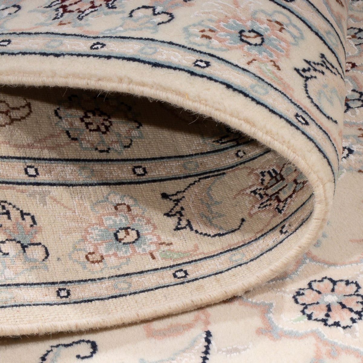 Tapis persan - Nain - Premium - 118 x 81 cm - crème