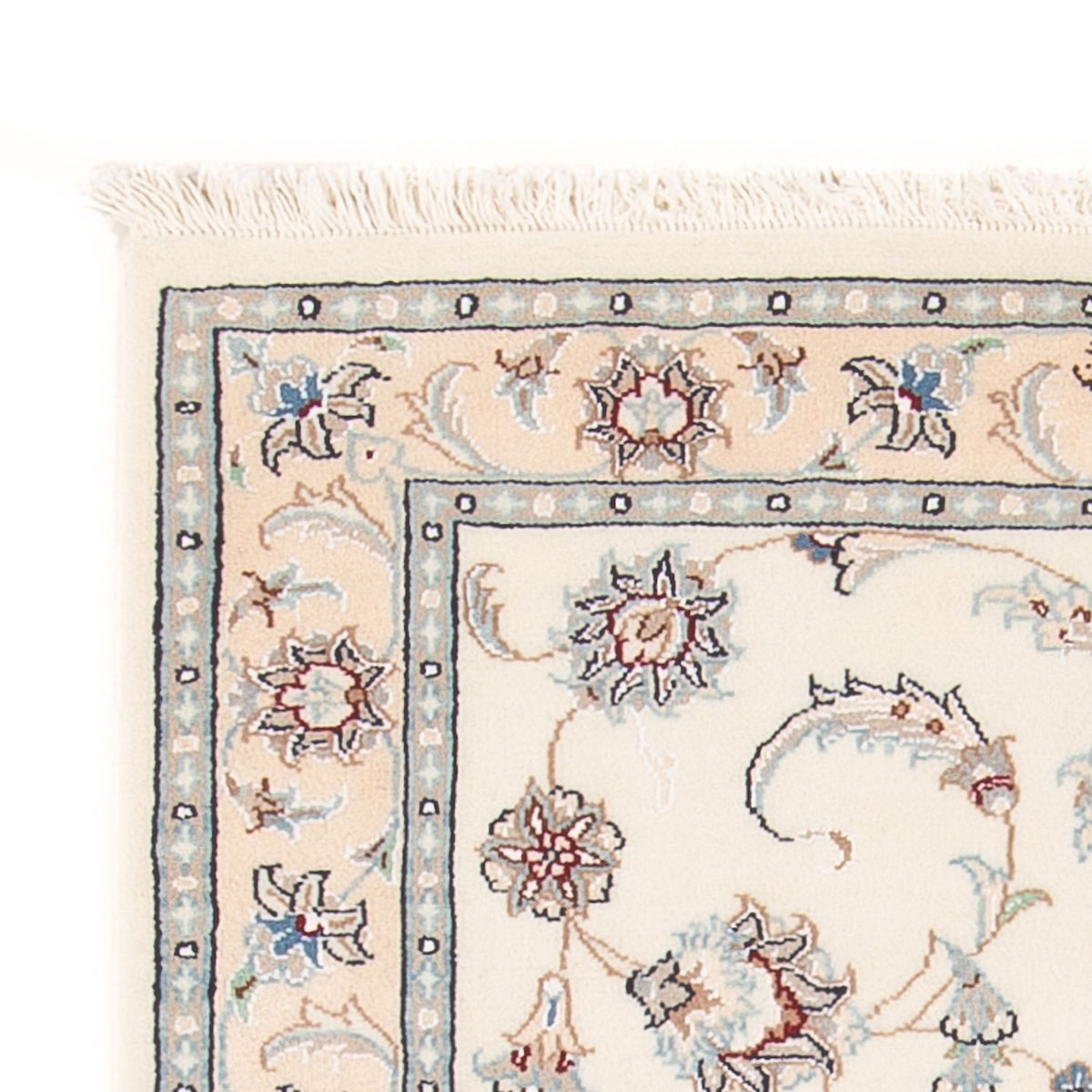 Tapis persan - Nain - Premium - 118 x 80 cm - crème