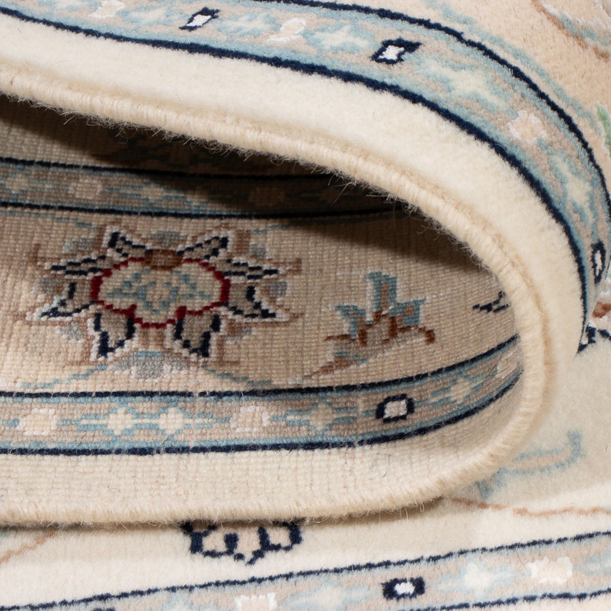 Tapis persan - Nain - Premium - 118 x 80 cm - crème