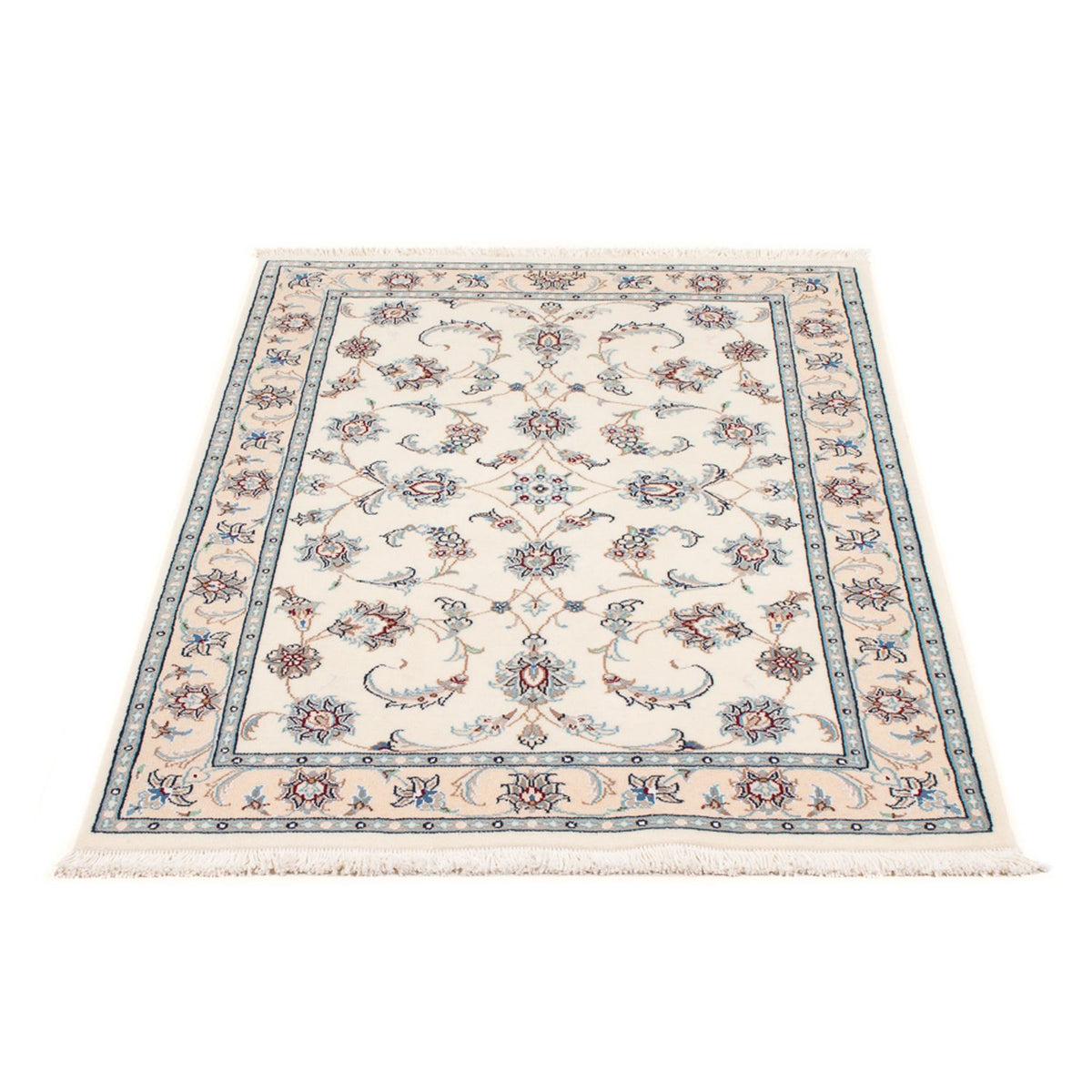 Tapis persan - Nain - Premium - 118 x 80 cm - crème