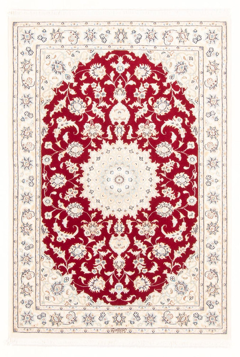 Tapis persan - Nain - Royal - 156 x 107 cm - rouge