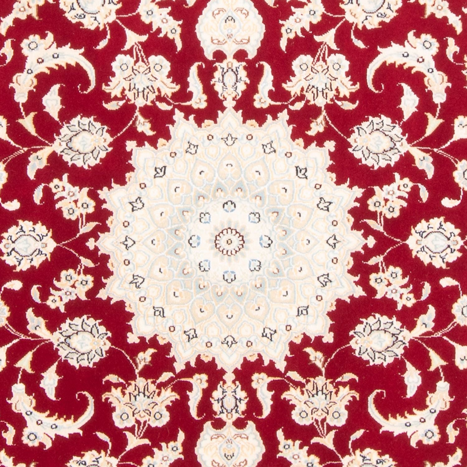 Tapis persan - Nain - Royal - 156 x 107 cm - rouge