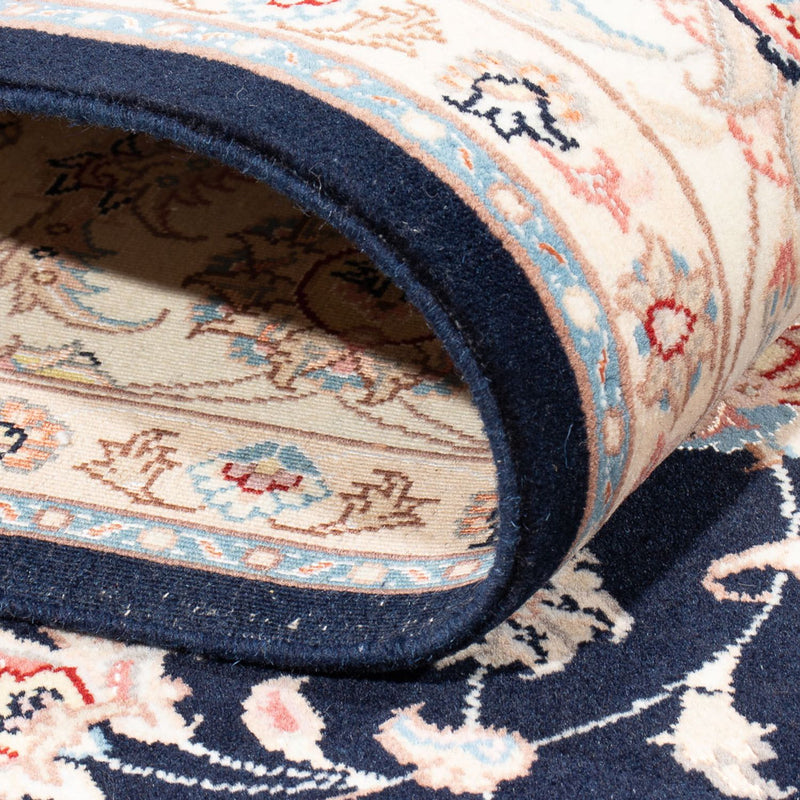 Tapis persan - Tabriz - Royal - 230 x 169 cm - bleu foncé