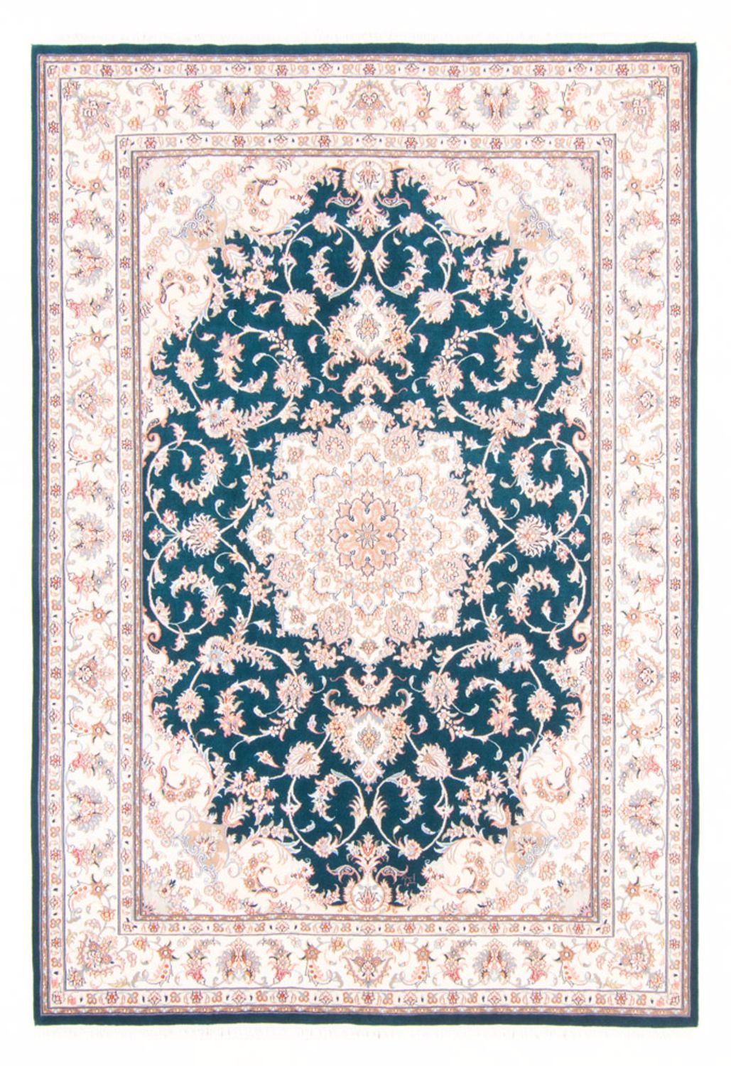 Tapis persan - Tabriz - Royal - 236 x 170 cm - vert