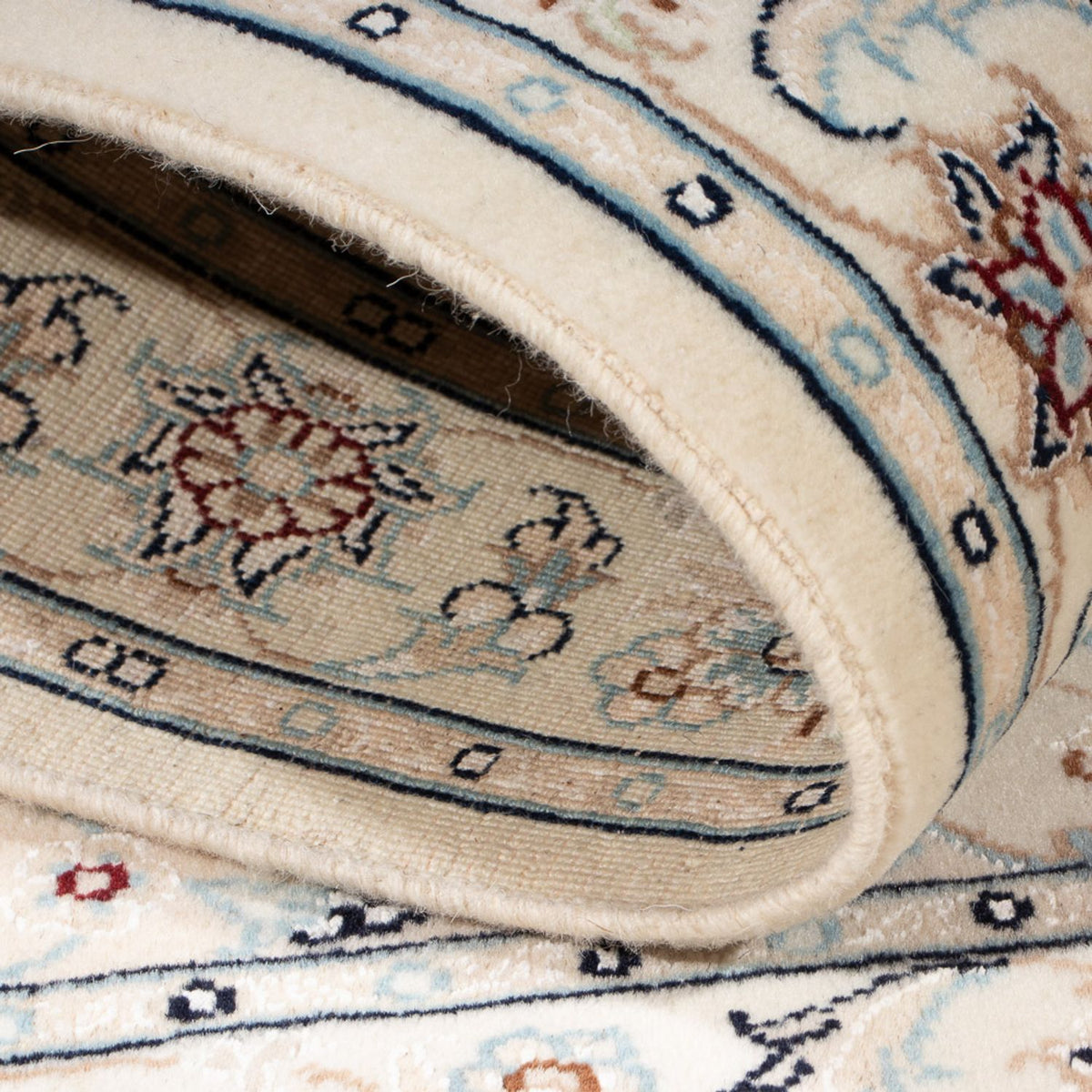 Tapis persan - Nain - Premium - 119 x 79 cm - crème