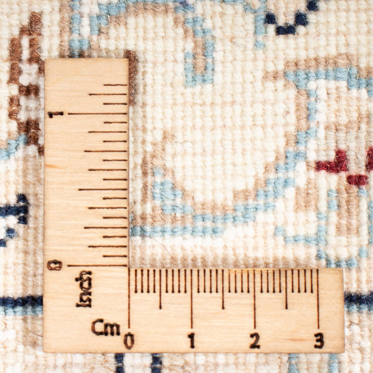 Tapis persan - Nain - Premium - 119 x 79 cm - crème