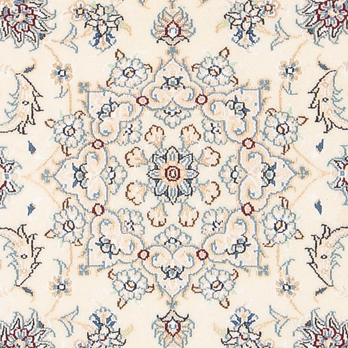 Tapis persan - Nain - Premium - 118 x 80 cm - crème