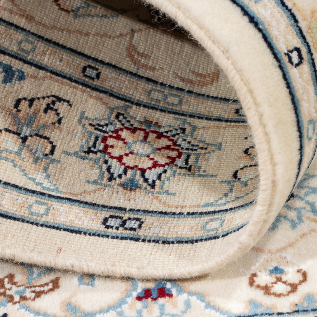 Tapis persan - Nain - Premium - 118 x 80 cm - crème