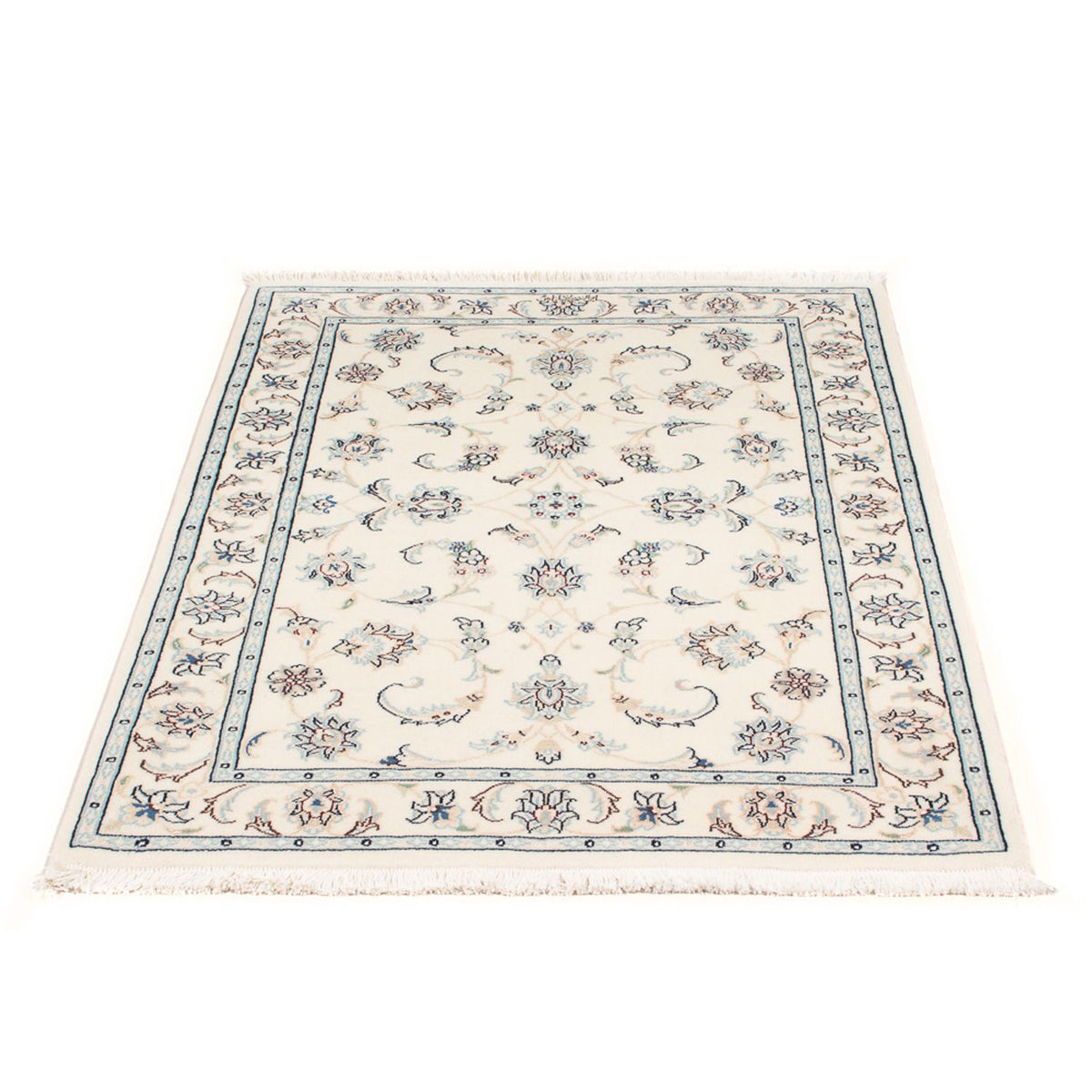 Tapis persan - Nain - Premium - 120 x 81 cm - crème