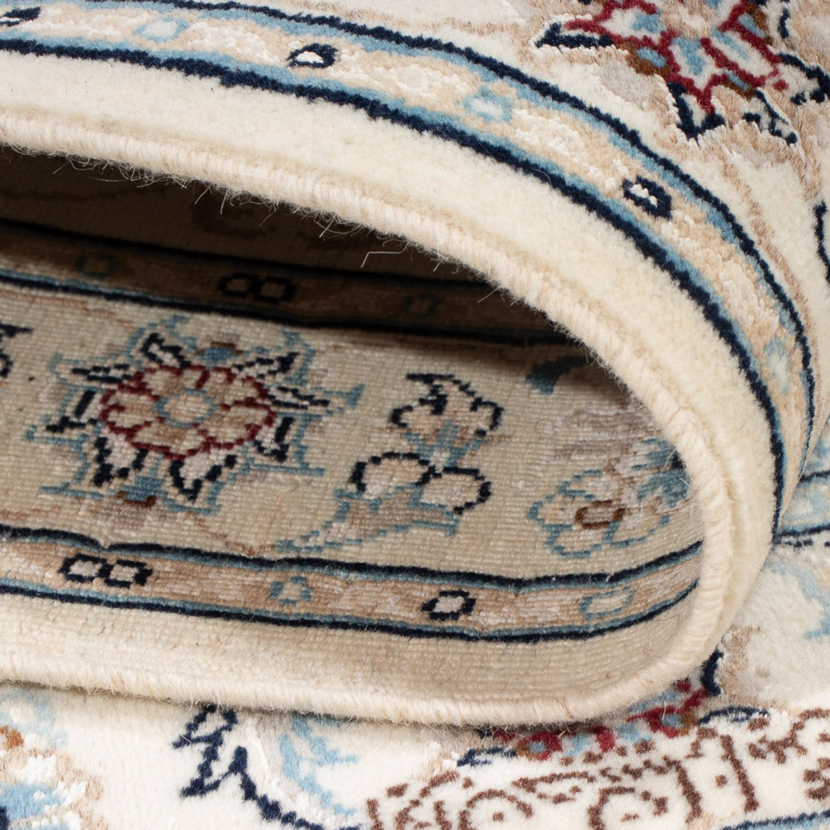 Tapis persan - Nain - Premium - 118 x 82 cm - crème