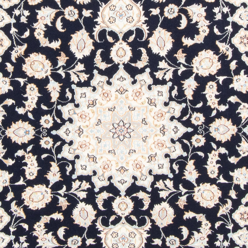 Tapis persan - Nain - Royal - 173 x 118 cm - bleu foncé
