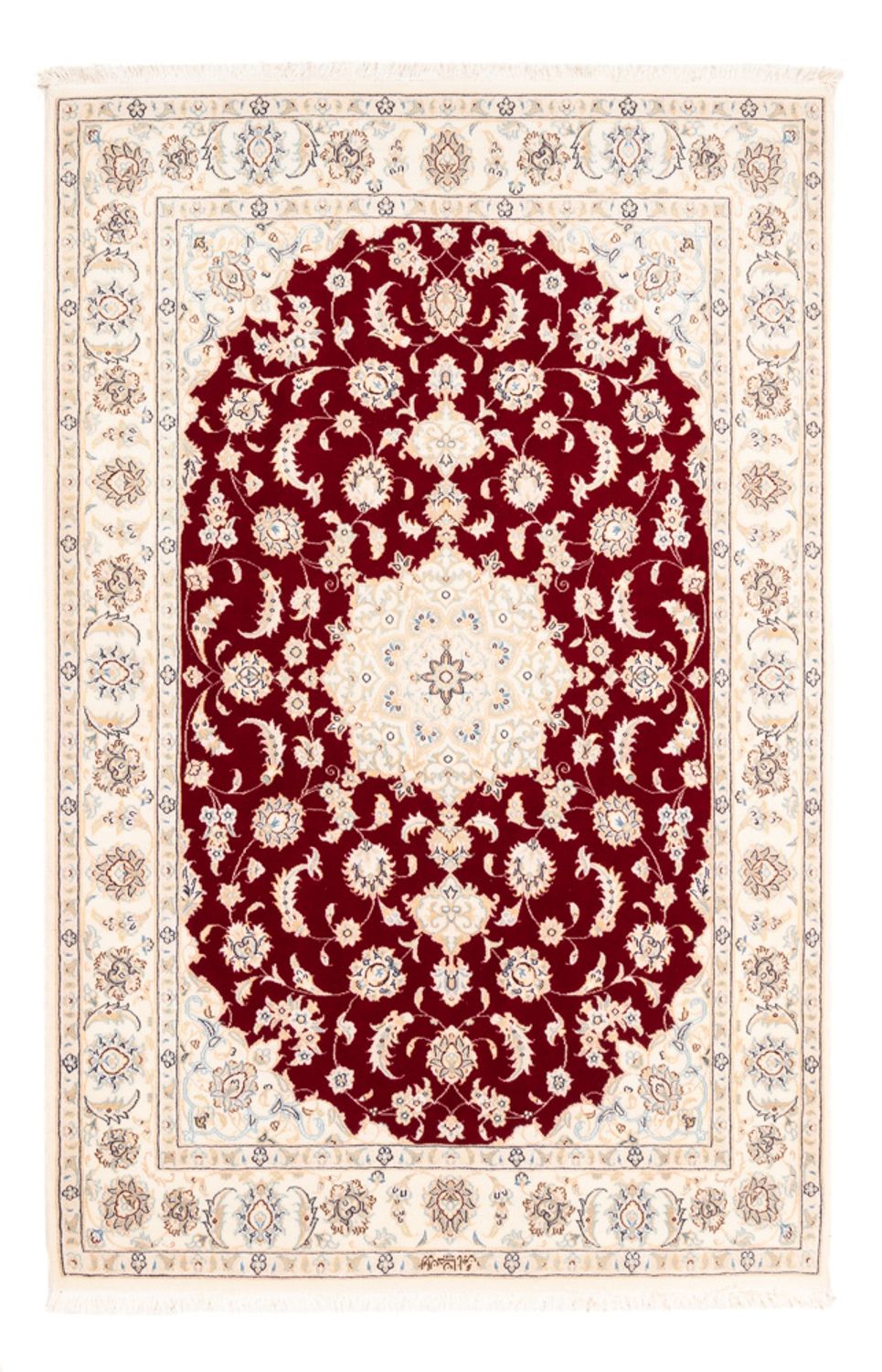 Tapis persan - Nain - Premium - 176 x 118 cm - rouge