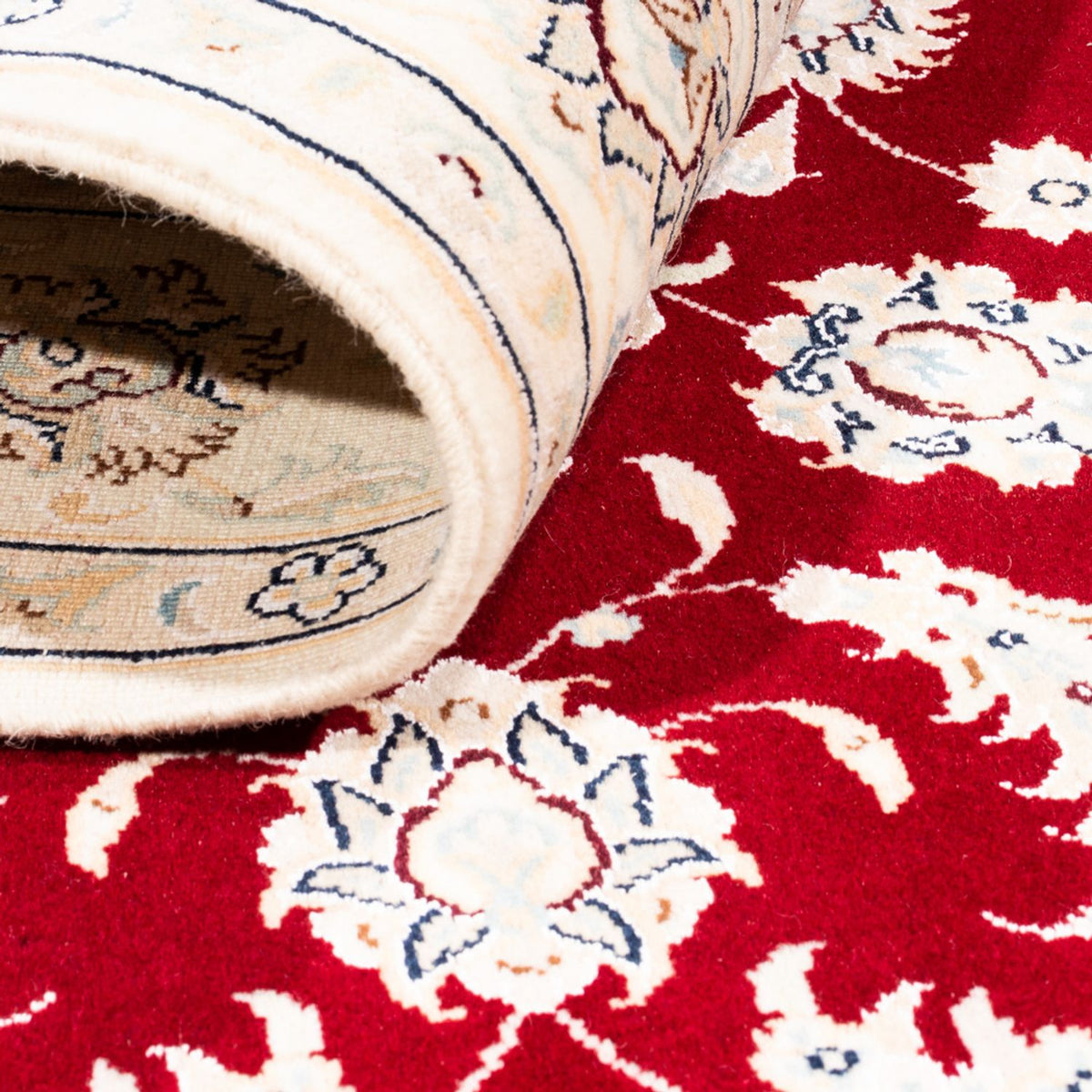 Tapis persan - Nain - Premium - 176 x 118 cm - rouge