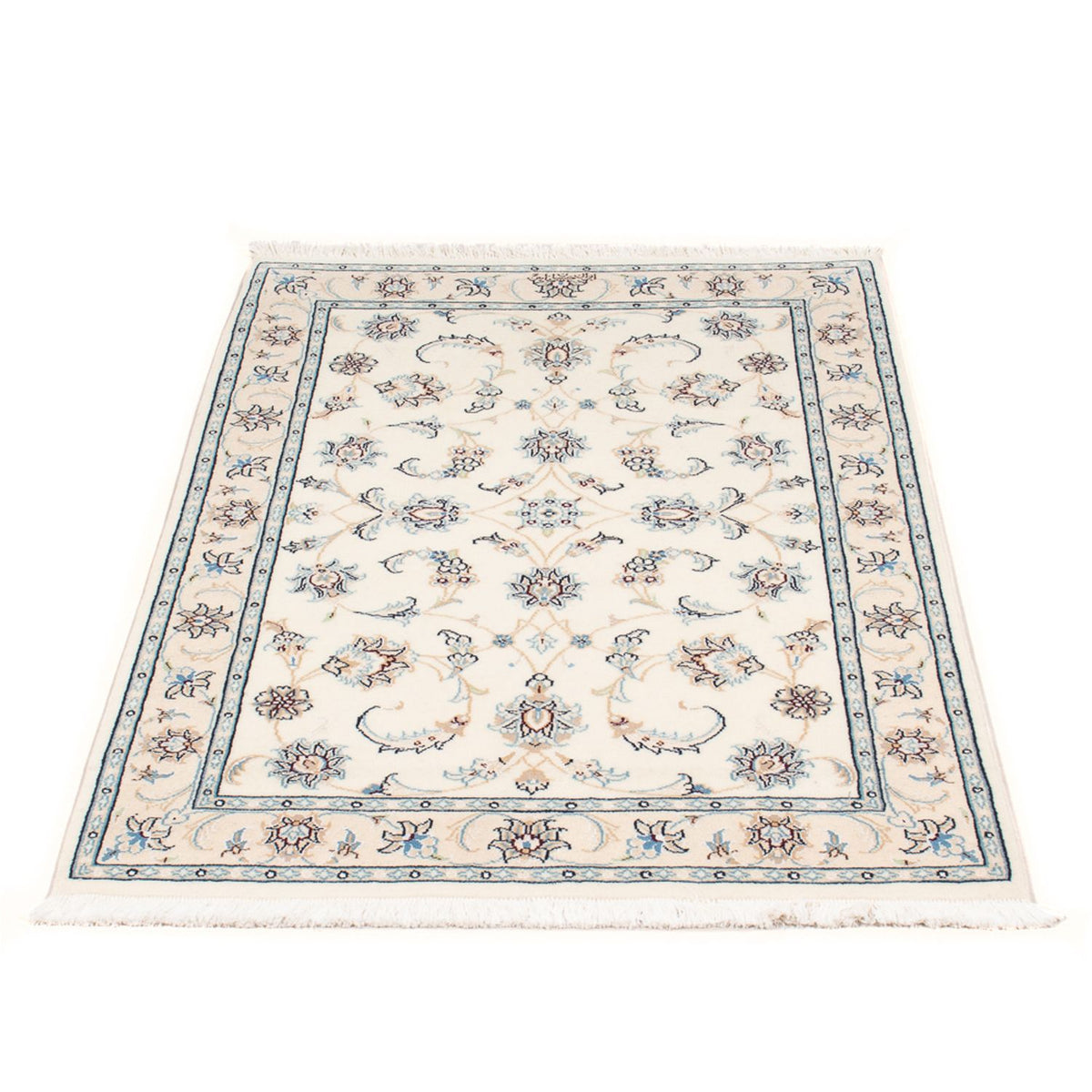 Tapis persan - Nain - Premium - 117 x 78 cm - crème