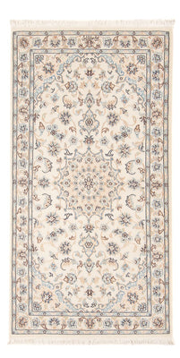 Tapis persan - Nain - Premium - 135 x 74 cm - crème
