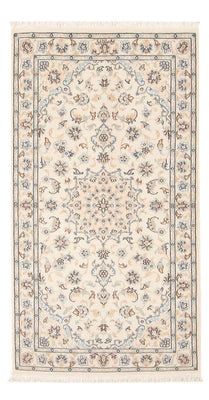 Tapis persan - Nain - Premium - 135 x 74 cm - crème