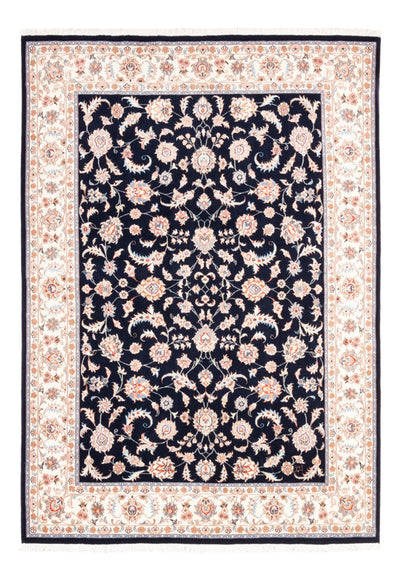 Tapis de Tabriz Tapis 147x200cm - Tapis persan - bleu foncé