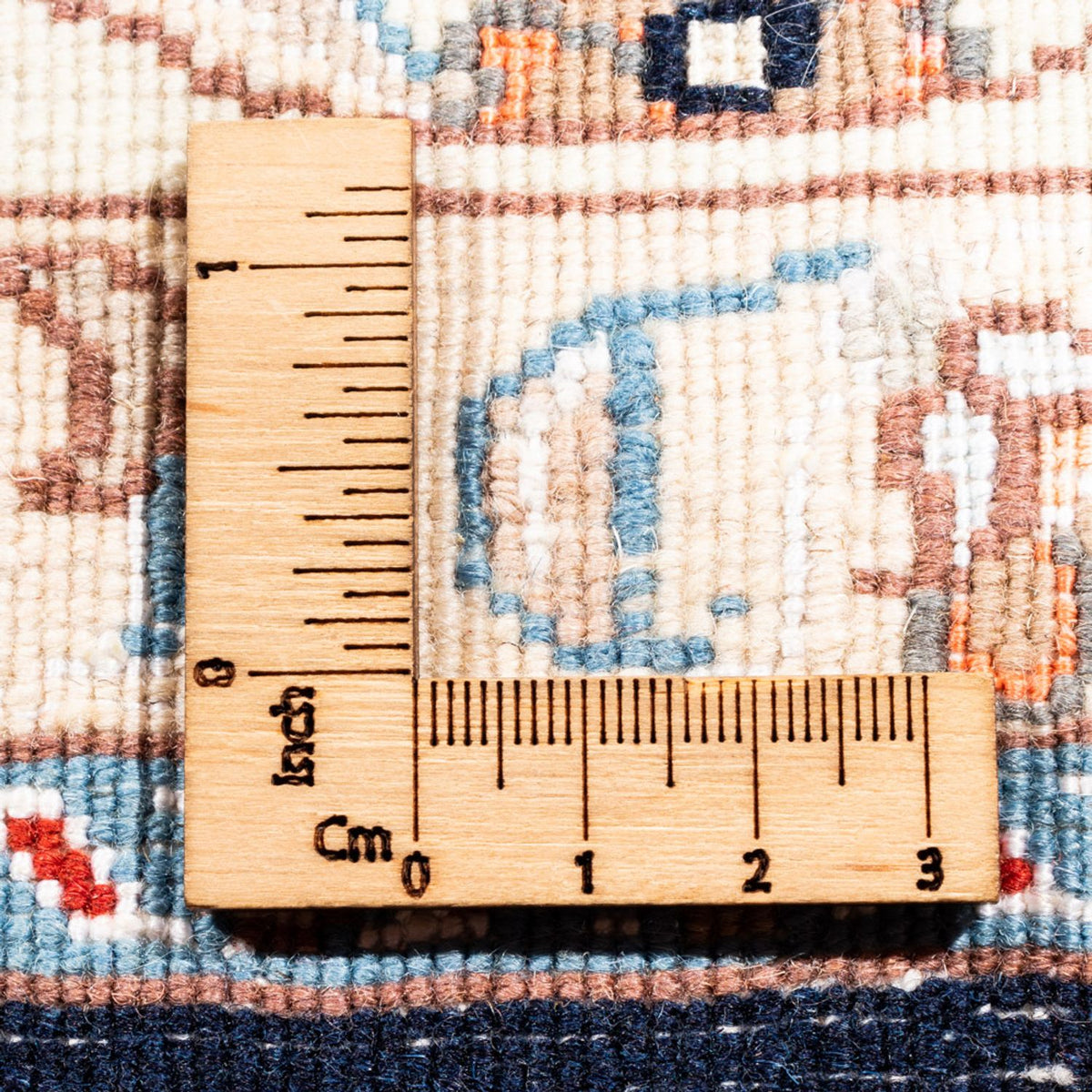 Tapis persan - Tabriz - 200 x 147 cm - bleu foncé