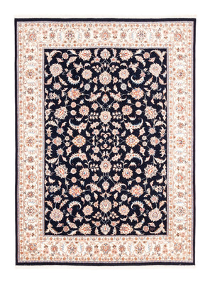 Tapis persan - Tabriz - 200 x 150 cm - bleu foncé