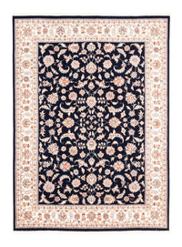 Tapis persan - Tabriz - 200 x 150 cm - bleu foncé