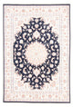 Tapis persan - Tabriz - Royal - 237 x 167 cm - bleu foncé