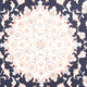 Tapis persan - Tabriz - Royal - 237 x 167 cm - bleu foncé