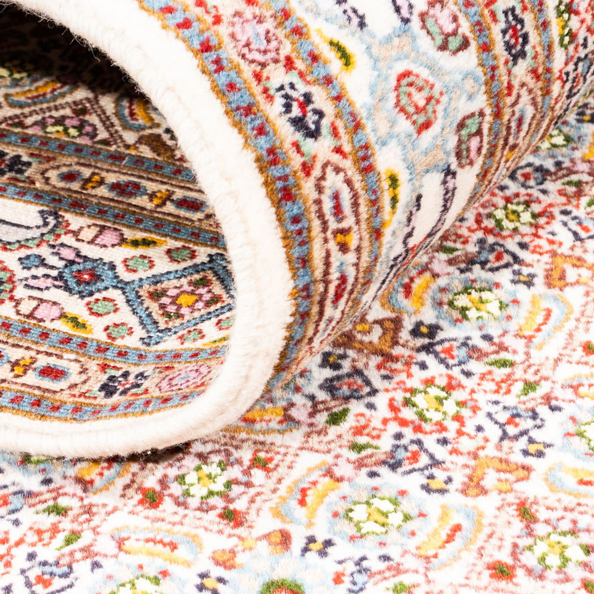 Tapis de couloir Tapis persan - Classique - 243 x 78 cm - crème