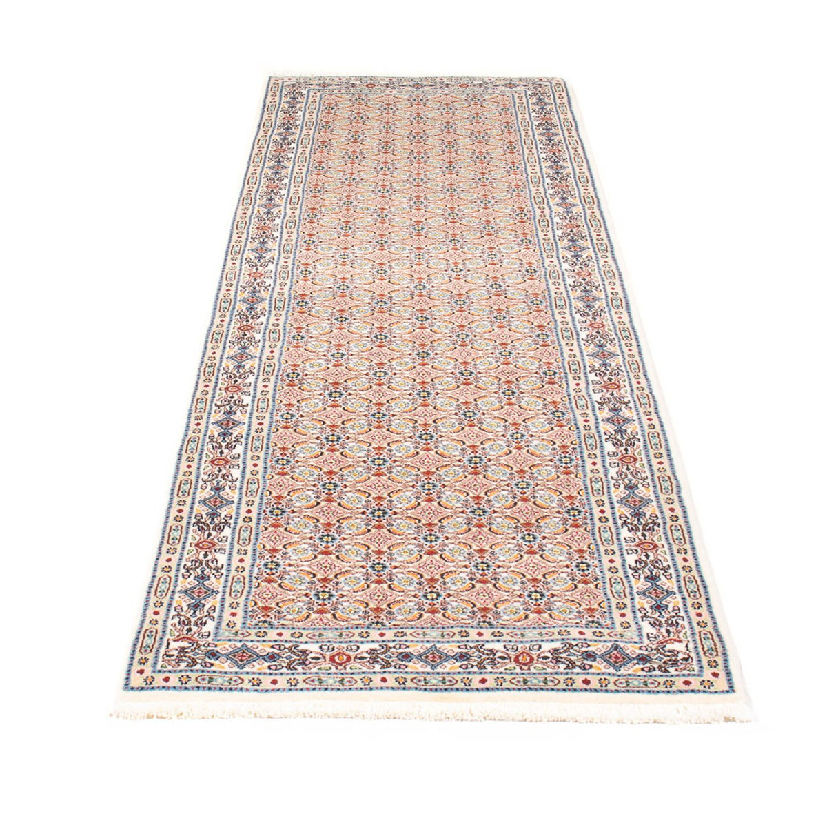 Tapis de couloir Tapis persan - Classique - 251 x 77 cm - saumon