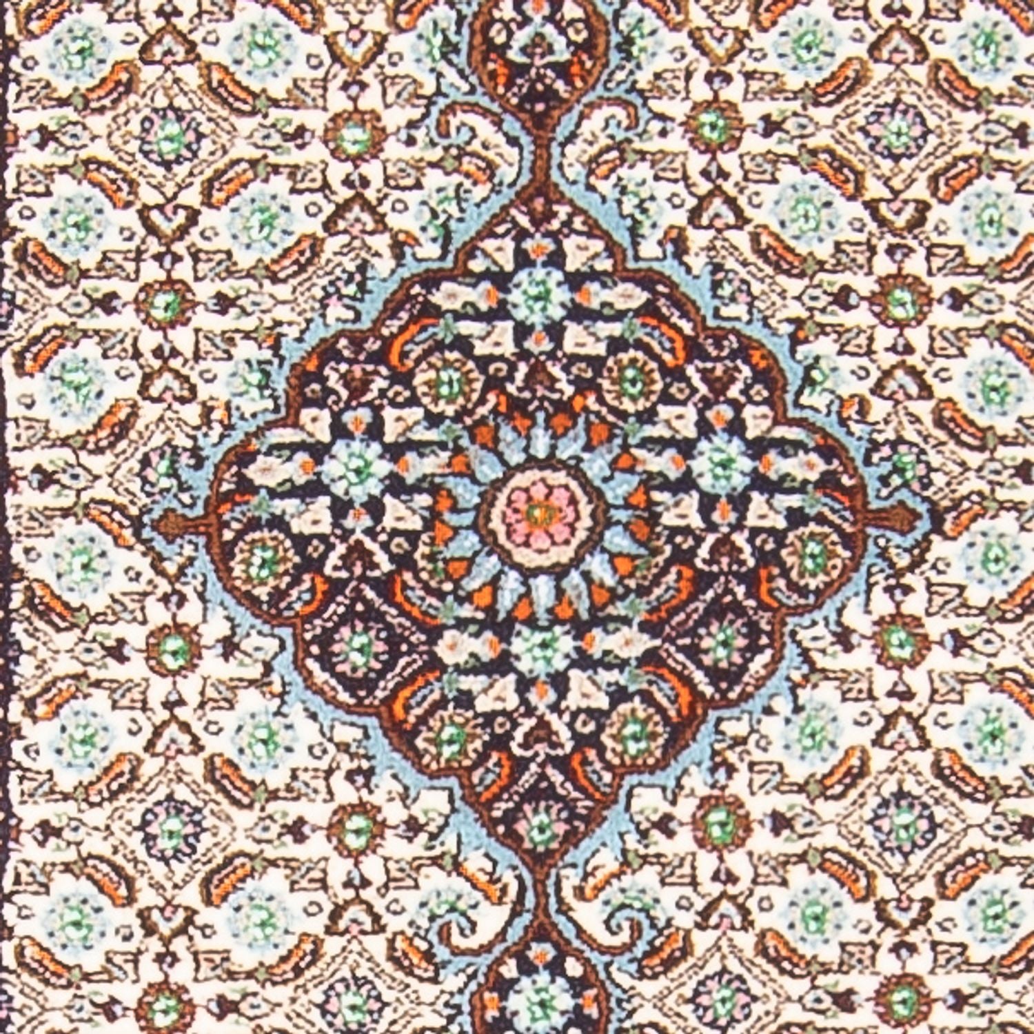 Tapis de couloir Tapis persan - Classique - 298 x 77 cm - crème