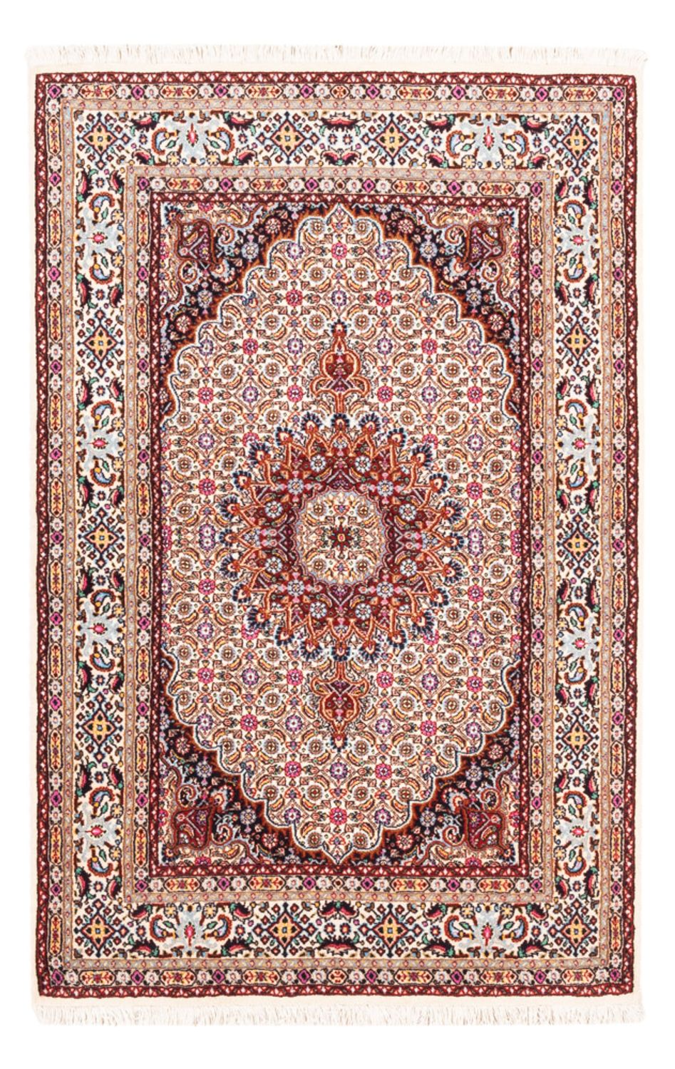 Tapis persan - Classique - 151 x 96 cm - crème