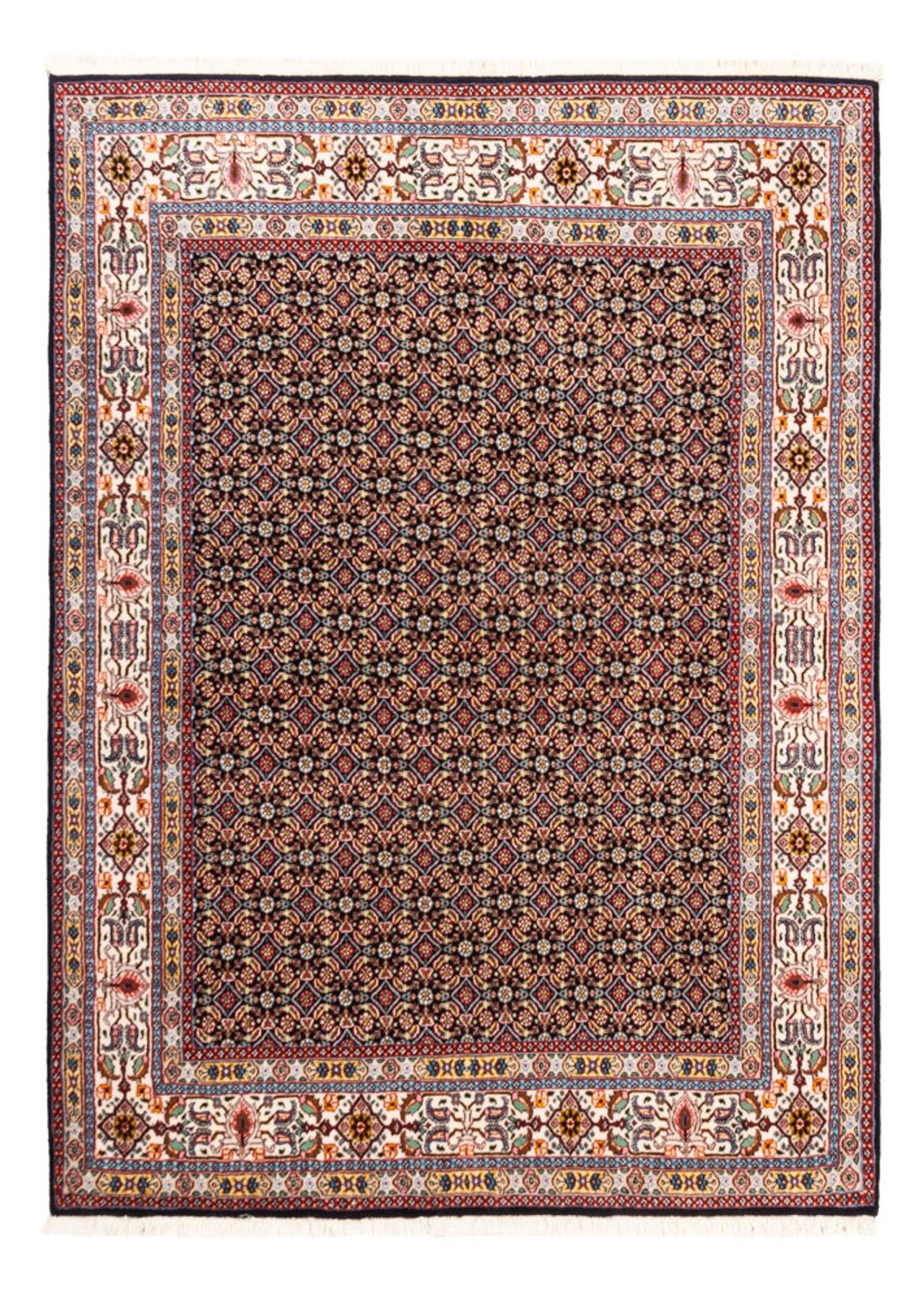 Tapis persan - Classique - 192 x 144 cm - bleu foncé