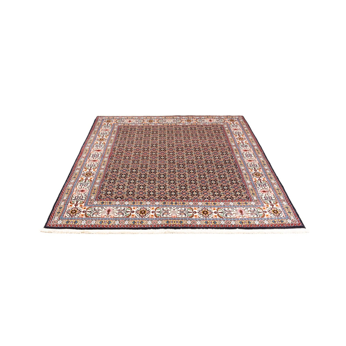 Tapis persan - Classique - 192 x 144 cm - bleu foncé