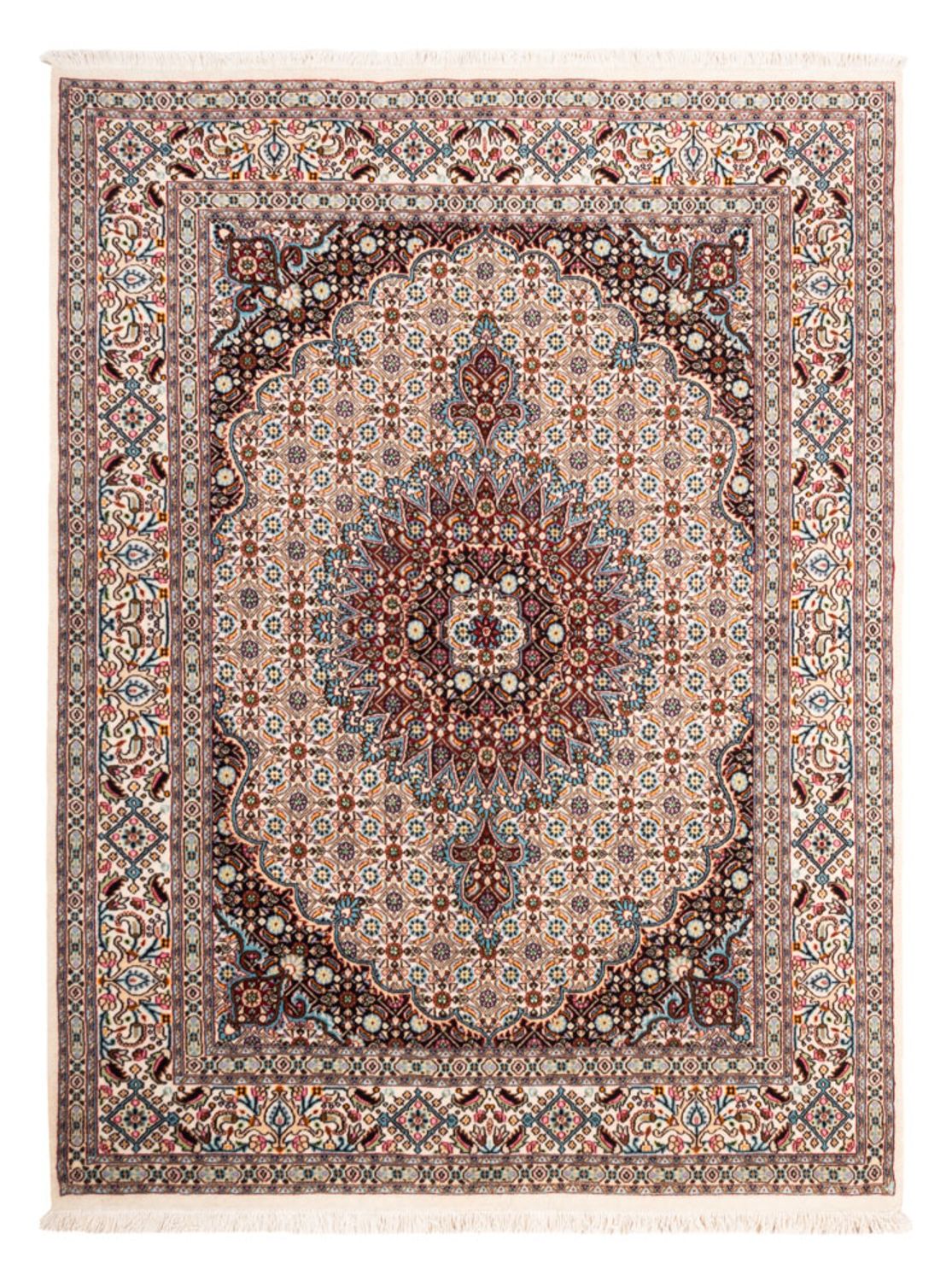 Tapis persan - Classique - 210 x 152 cm - crème