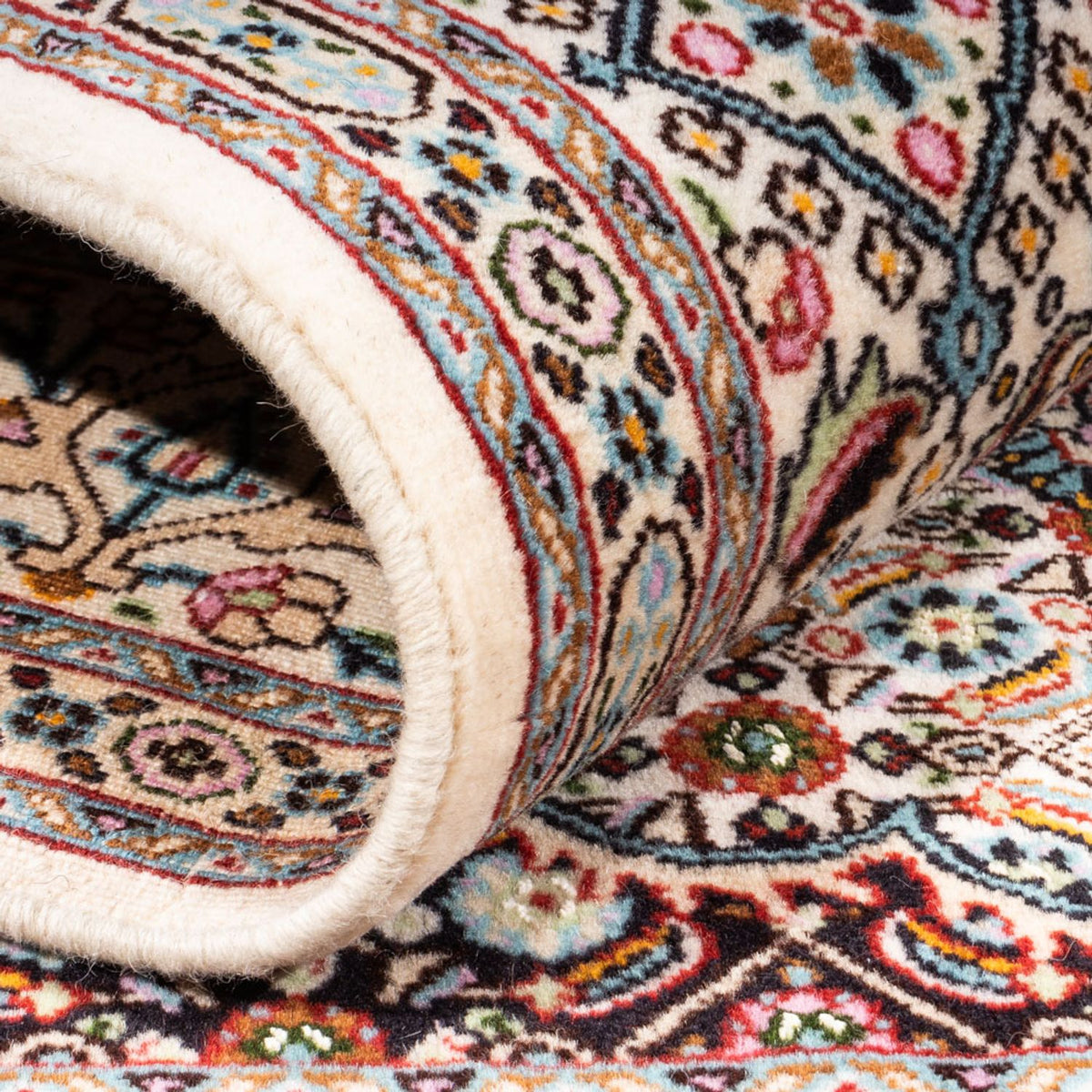 Tapis persan - Classique - 210 x 152 cm - crème