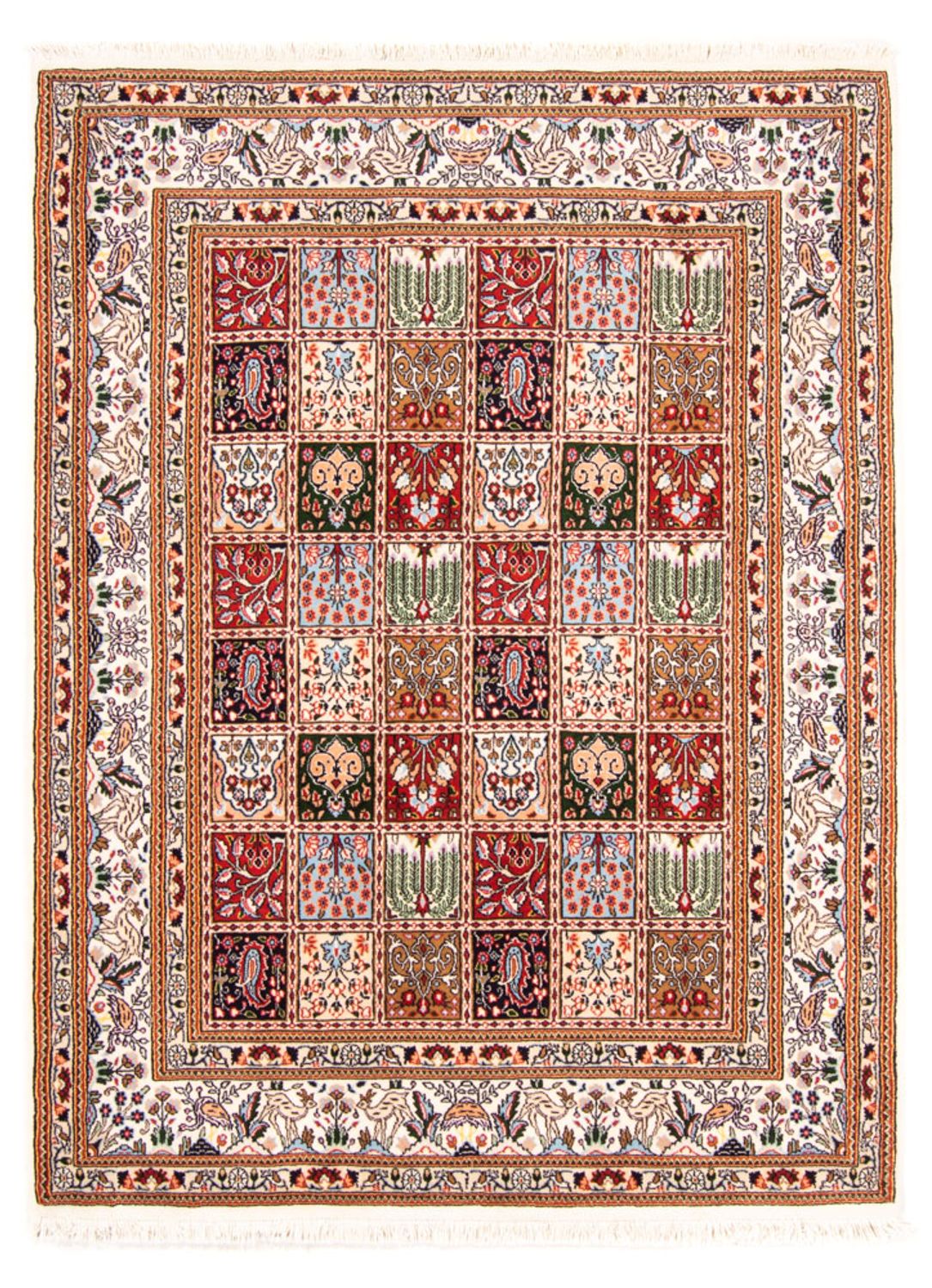 Tapis persan - Classique - 196 x 146 cm - crème