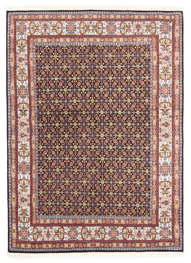 Tapis persan - Classique - 198 x 141 cm - bleu foncé
