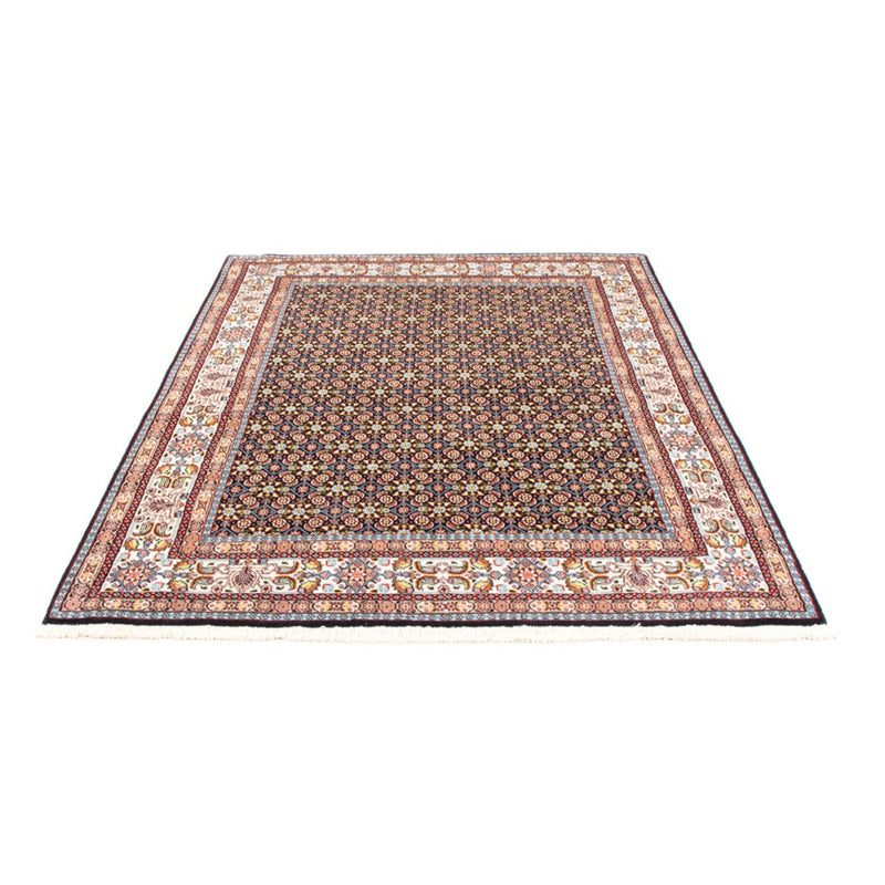 Tapis persan - Classique - 198 x 141 cm - bleu foncé