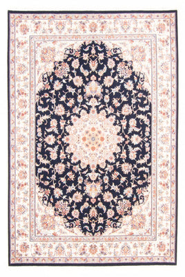 Tapis persan - Tabriz - Royal - 236 x 169 cm - bleu foncé