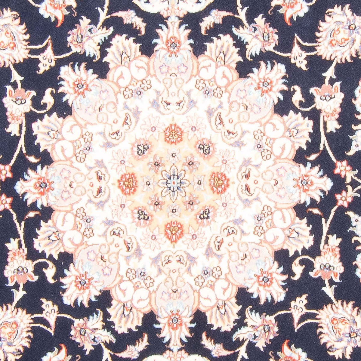 Tapis persan - Tabriz - Royal - 236 x 169 cm - bleu foncé