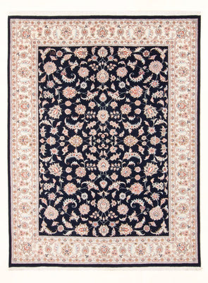 Tapis persan - Tabriz - Royal - 201 x 149 cm - bleu foncé