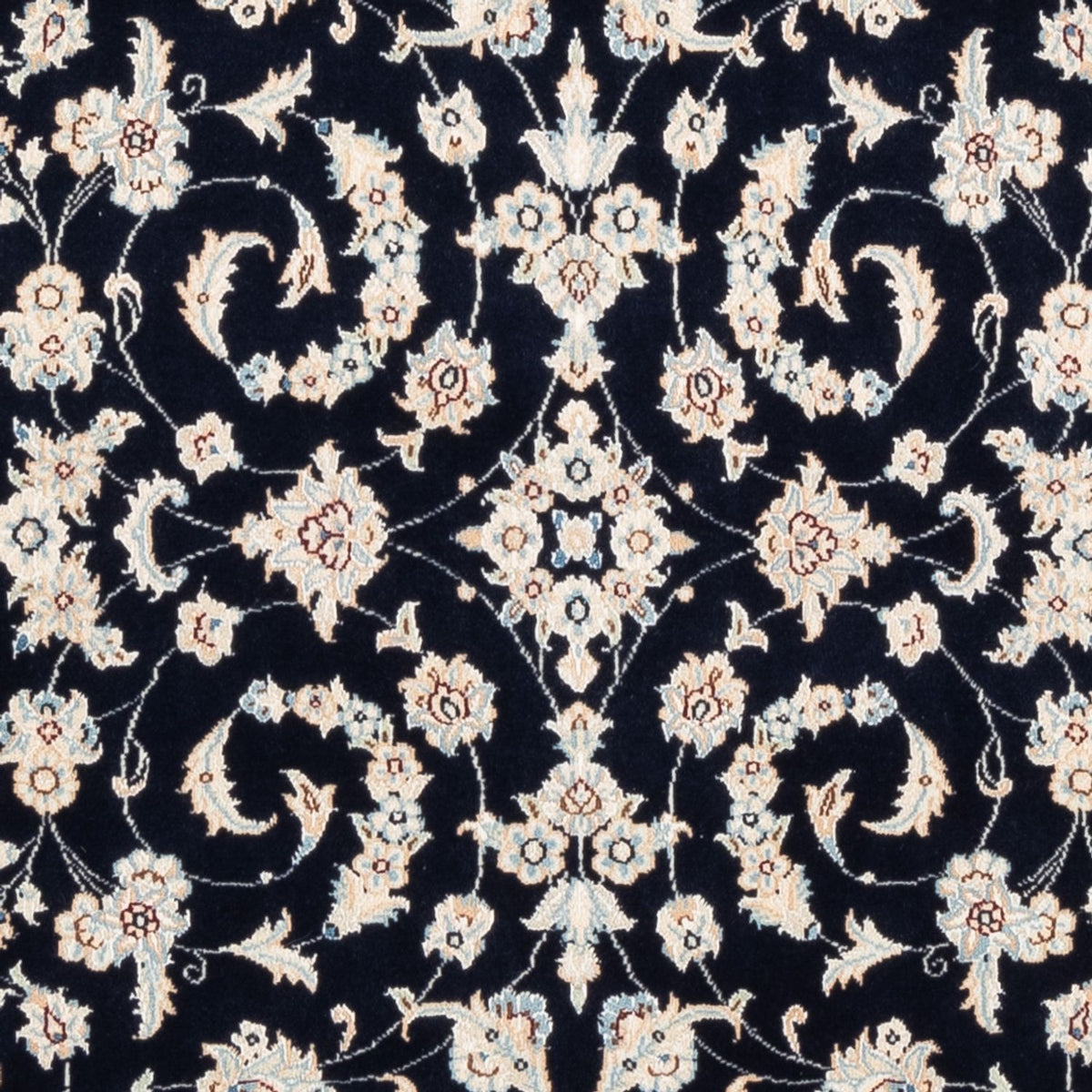 Tapis persan - Nain - Premium - 154 x 107 cm - bleu foncé