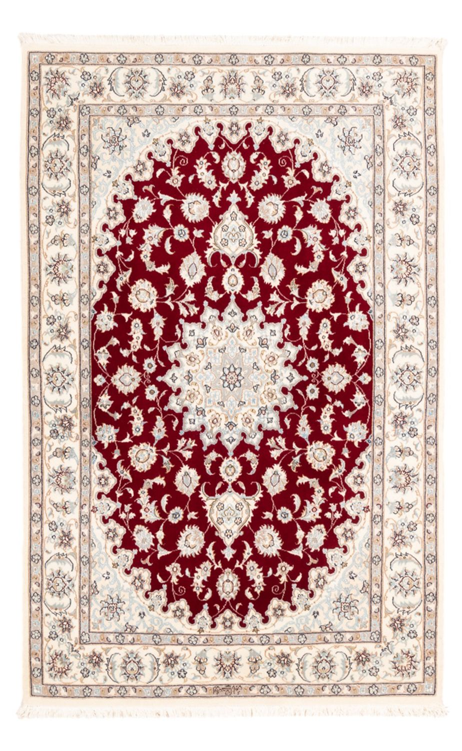 Tapis persan - Nain - Premium - 173 x 117 cm - rouge