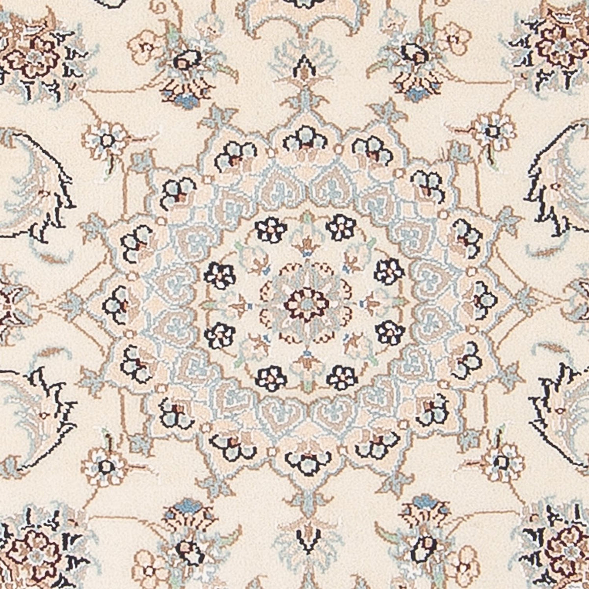 Tapis persan - Nain - Premium - 117 x 80 cm - crème