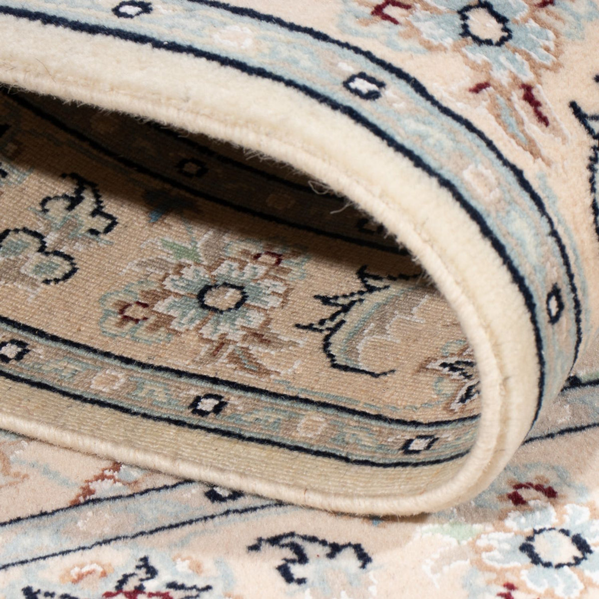 Tapis persan - Nain - Premium - 117 x 80 cm - crème