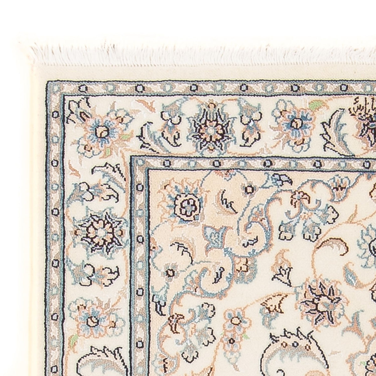 Tapis persan - Nain - Premium - 119 x 77 cm - crème